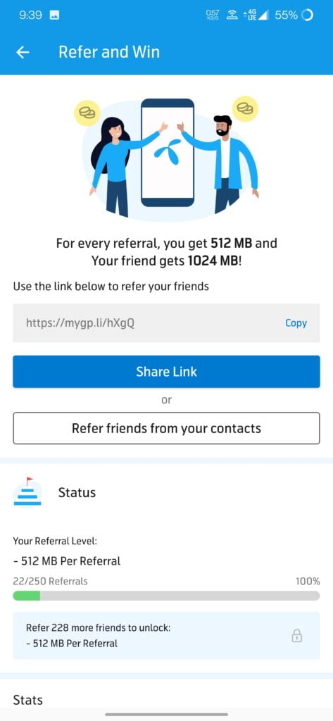 Gp my refer code 