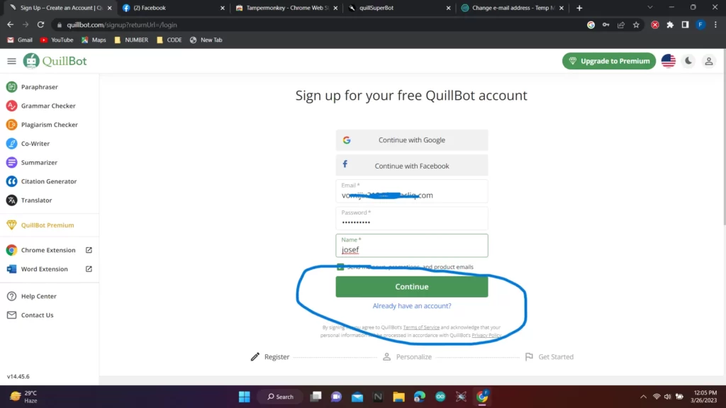 Quillbot premium account free for Lifetime 