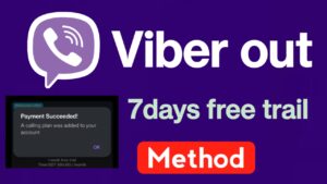 Viber out 7days free trail